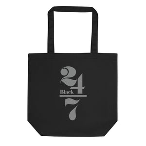 Black 24/7 Tote Bag